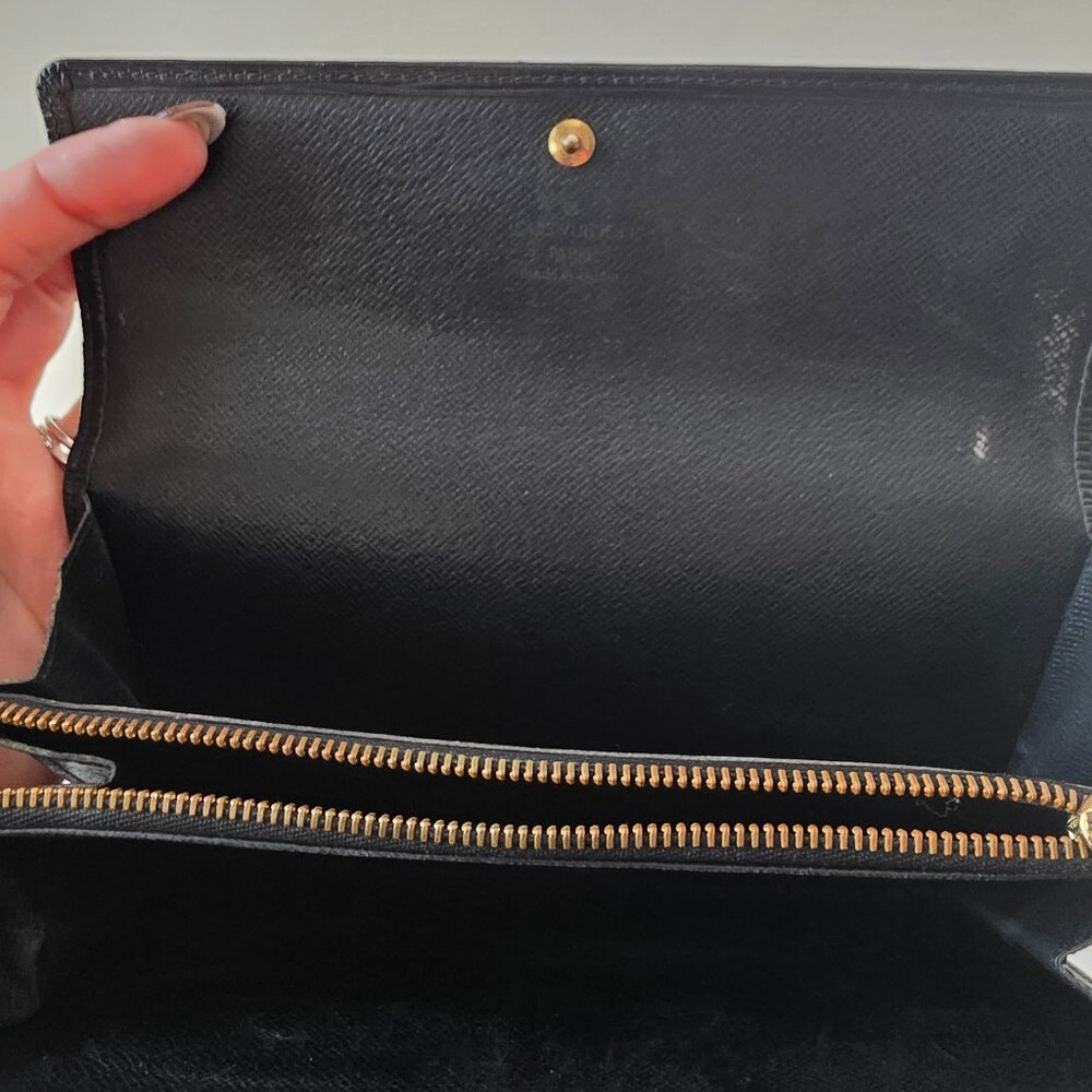 Pre-loved Louis Vuitton Portefeuille Sarah long wallet - Picture 5 of 6